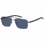 Tommy Hilfiger miesten aurinkolasit TH-2078-S-R80 - mustat kehykset, harmaat linssit 58/16/145 mm