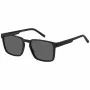 Tommy Hilfiger miesten aurinkolasit TH-2088-S-003 - musta asetaattikehys, harmaat polykarbonaattilinssit, 55 mm