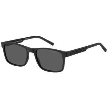Tommy Hilfiger miesten TH2089S003M9 suorakaiteen muotoiset polarisoidut aurinkolasit - mattamusta