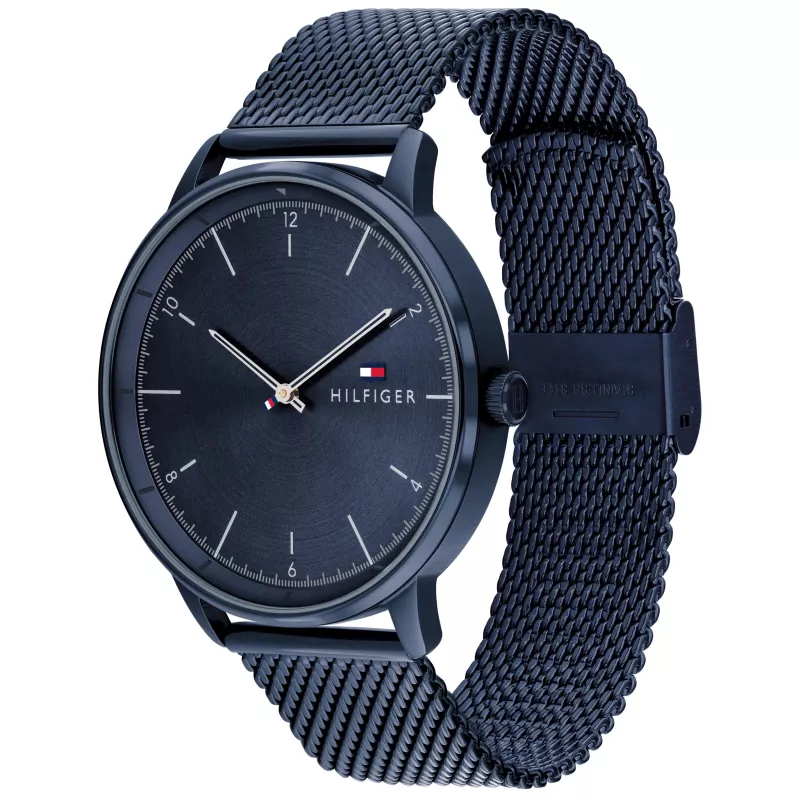 Tommy Hilfiger miesten kello 1791841 43mm ruostumaton teräs sininen kellotaulu