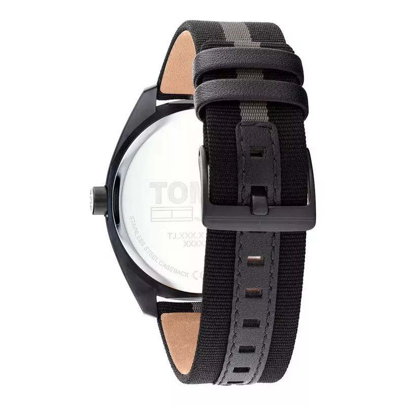 Tommy Hilfiger miesten kello 1792039 45 mm sininen kellotaulu ruskea nahka