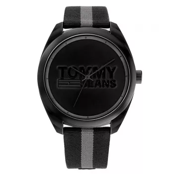 Tommy Hilfiger miesten kello 1792039 45 mm sininen kellotaulu ruskea nahka
