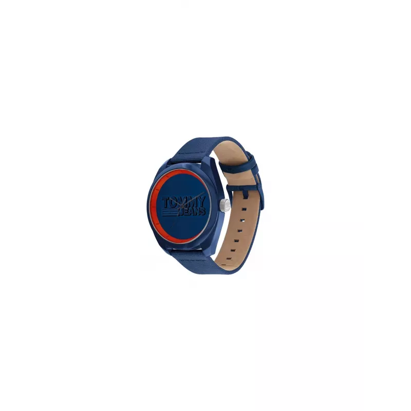 Tommy Hilfiger miesten kello 1792041 45 mm sininen kellotaulu ruskea nahkaranneke