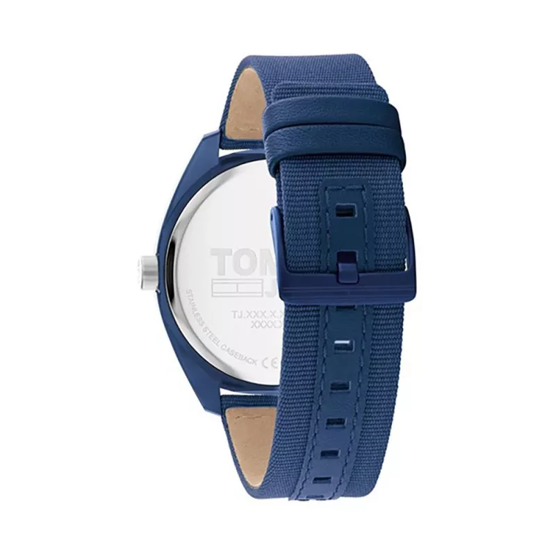 Tommy Hilfiger miesten kello 1792041 45 mm sininen kellotaulu ruskea nahkaranneke