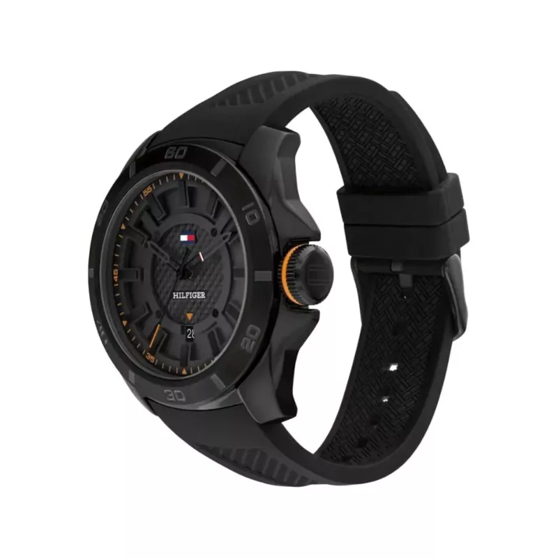 Tommy Hilfiger miesten kello 1792137 49 mm ruostumaton teräs sininen kellotaulu kronografi