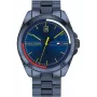 Tommy Hilfiger miesten kello TH1791689 44mm sininen kellotaulu ruskea nahkaranneke