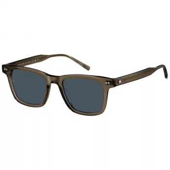 Tommy Hilfiger TH-2127-S-09Q miesten aurinkolasit mattamusta harmaa 51 mm