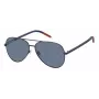 Tommy Hilfiger TJ-0008-S-FLL unisex-suorakaiteen muotoiset aurinkolasit - mustat asetaattikehykset, harmaat polykarbonaattilinssit, UV400-suoja