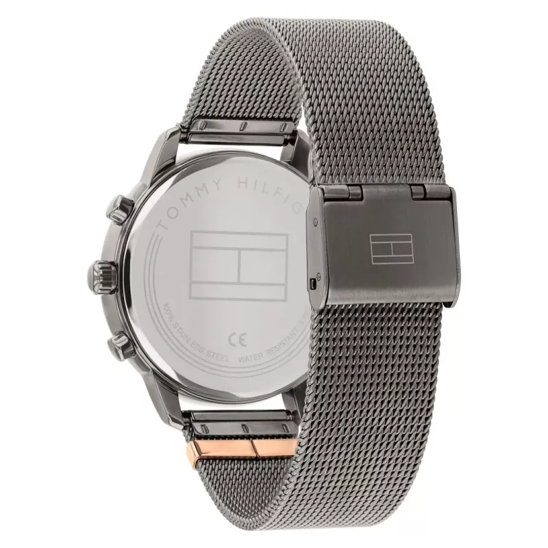 TOMMY HILFIGER unisex-kello 1782304 37 mm ruostumaton teräsverkko