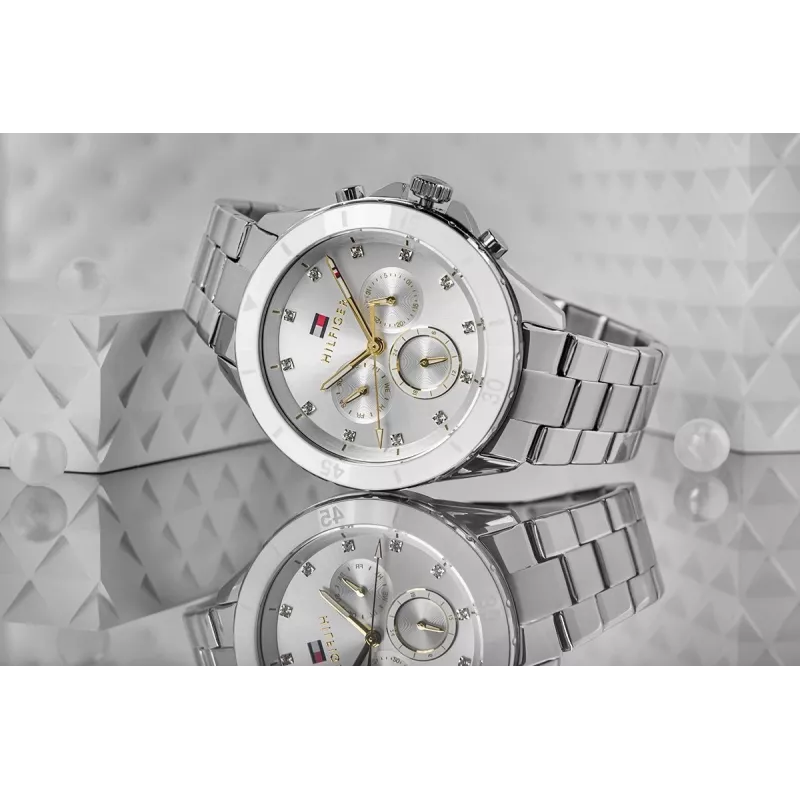 Tommy Hilfiger unisex-kello 1782707 40 mm ruostumaton teräsverkko sininen kellotaulu