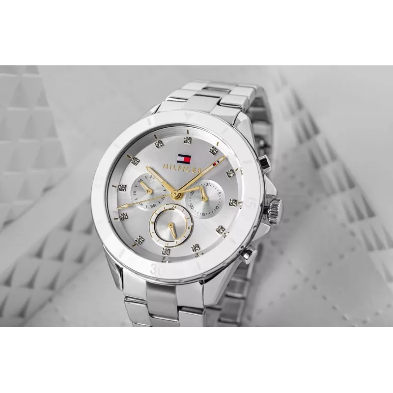 Tommy Hilfiger unisex-kello 1782707 40 mm ruostumaton teräsverkko sininen kellotaulu