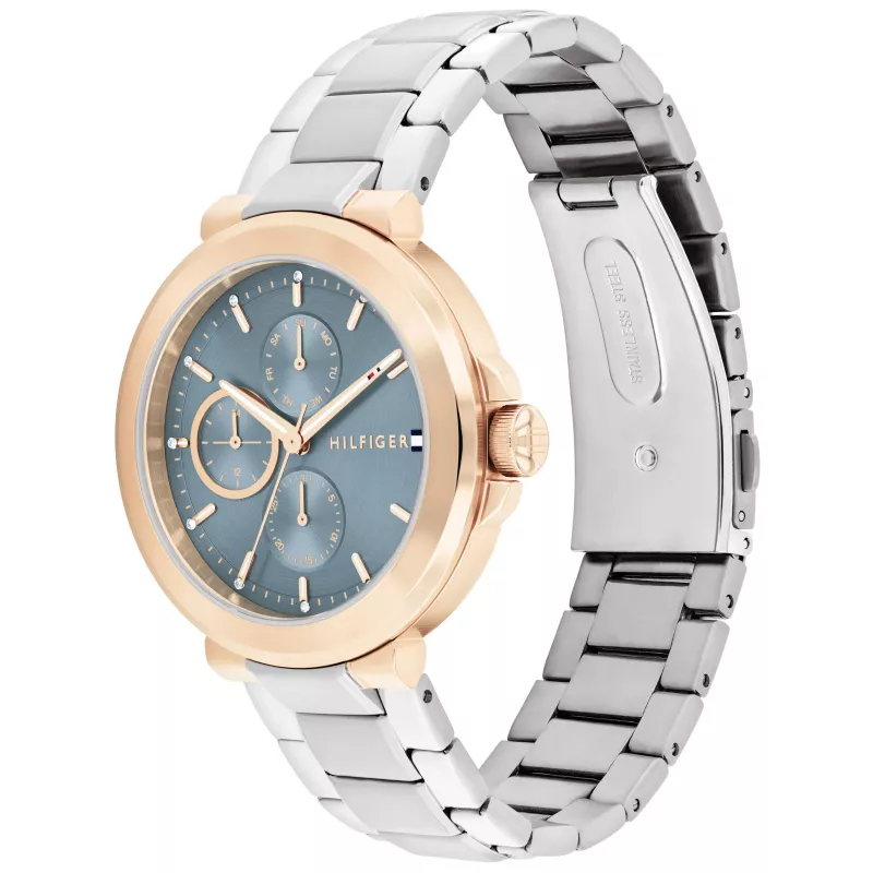 Tommy Hilfiger unisex-kello 1782754 38 mm ruostumaton teräs nahka sininen