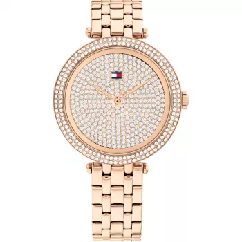 Tommy Hilfiger naisten Casey kvartsikello 1782761 33 mm hopea ruostumaton teräs