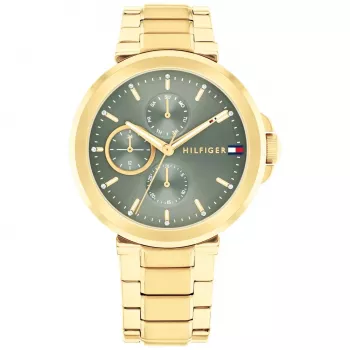 Tommy Hilfiger naisten Pippa kvartsikello 1782755 38mm hopeinen kellotaulu kaksivärinen ruostumaton teräs