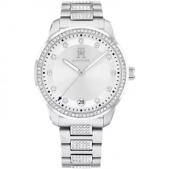 TOMMY HILFIGER naisten kello 1782757 (36 mm) - hopeinen ruostumaton teräs-mesh-ranneke