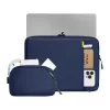TOMTOC Defender-A13 kannettavatietokoneen suojapussi + 14 kotelosarja (navy blue)