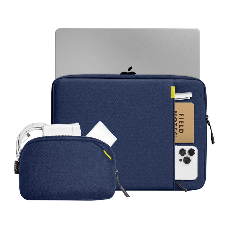 TOMTOC Defender-A13 kannettavatietokoneen suojapussi + 14 kotelosarja (navy blue)