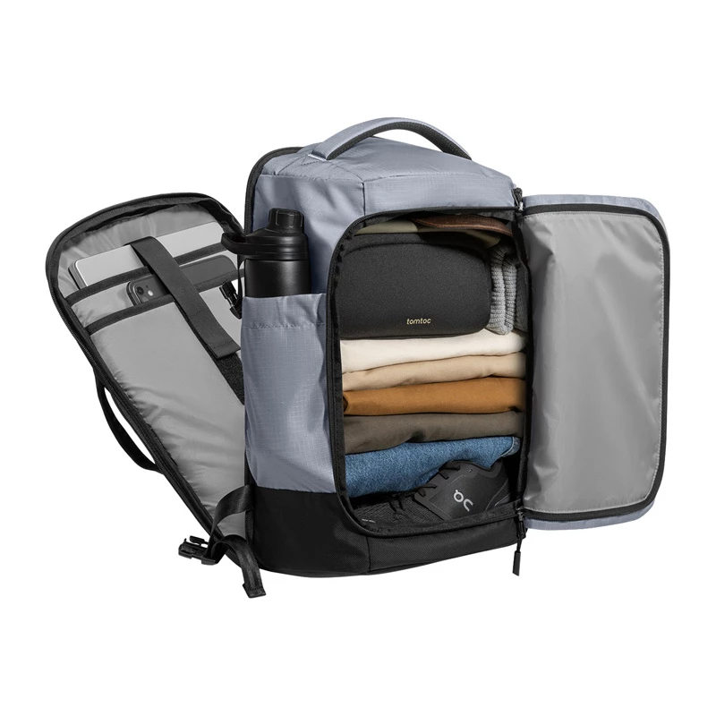 Tomtoc Navigator-T66 Liteway -matkareppu, 17/40L (harmaa)