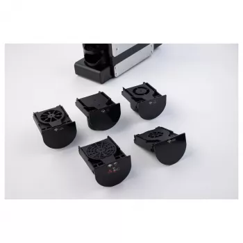 TORNADO TST-550-GS 7-in-1 kahvinkeitin (15 bar, automaattinen maidonvaahdotin, 1,2 l vesisäiliö, musta/hopea)