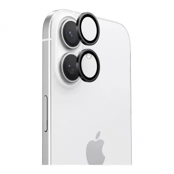 TORRAS LENSGUARD iPhone 17 musta suojakotelo