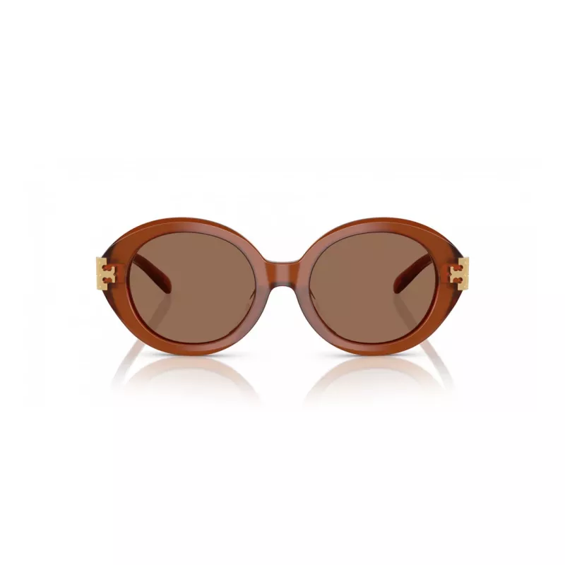 Tory Burch naisten aurinkolasit TY7210U havanna ruskea liukuväri 52 mm