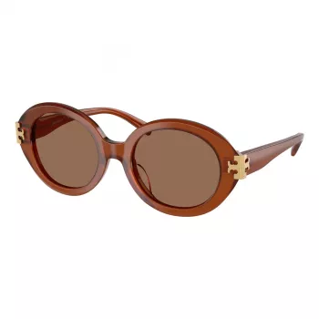 Tory Burch naisten aurinkolasit TY7210U havanna ruskea liukuväri 52 mm