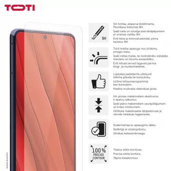 TOTI Tempered Glass 2D -näytönsuojakalvo Samsung Galaxy A37/A57/A36/A56/S24 FE/S25 FE