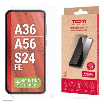 TOTI Tempered Glass 2D -näytönsuojakalvo Samsung Galaxy A37/A57/A36/A56/S24 FE/S25 FE