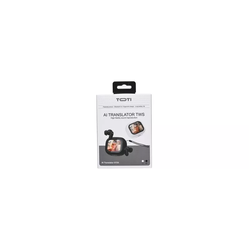 Toti TWS AI Translator ST25, musta