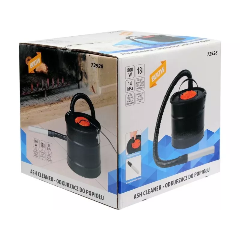 TOYA 72928 tuhkaimuri 1200 W 20 L ruostumaton teräs
