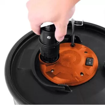 TOYA 72928 tuhkaimuri 1200 W 20 L ruostumaton teräs