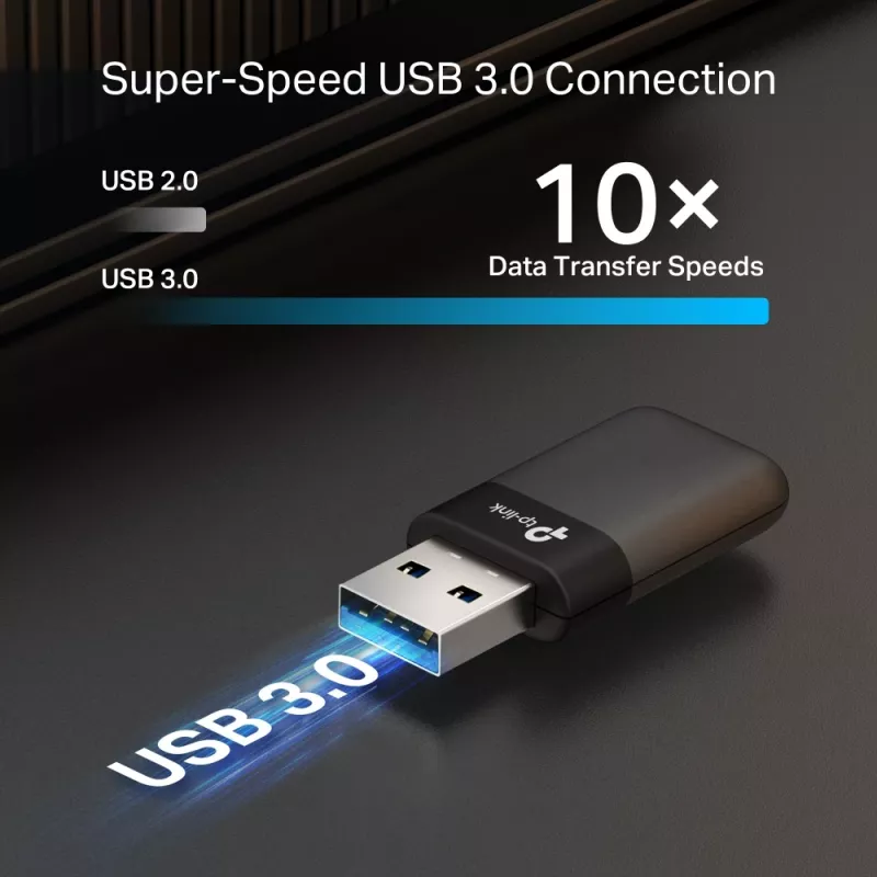 TP-LINK Archer TX50U AX3000 Dual Band Wi-Fi 6 langaton USB-sovitin