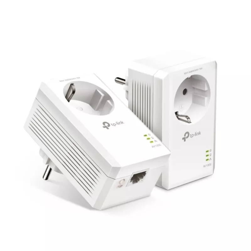 TP-Link AV1000 Gigabit Passthrough Powerline -aloituspaketti (TL-PA7017PKIT)