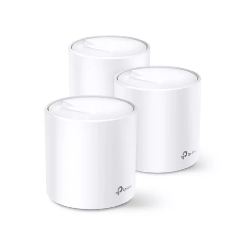 TP-Link Deco X60 AX3000 Whole Home Mesh Wi-Fi 6 -järjestelmä (3 kpl:n pakkaus)