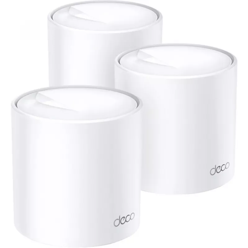 TP-Link Deco X60 AX3000 Whole Home Mesh Wi-Fi 6 -järjestelmä (3 kpl:n pakkaus)