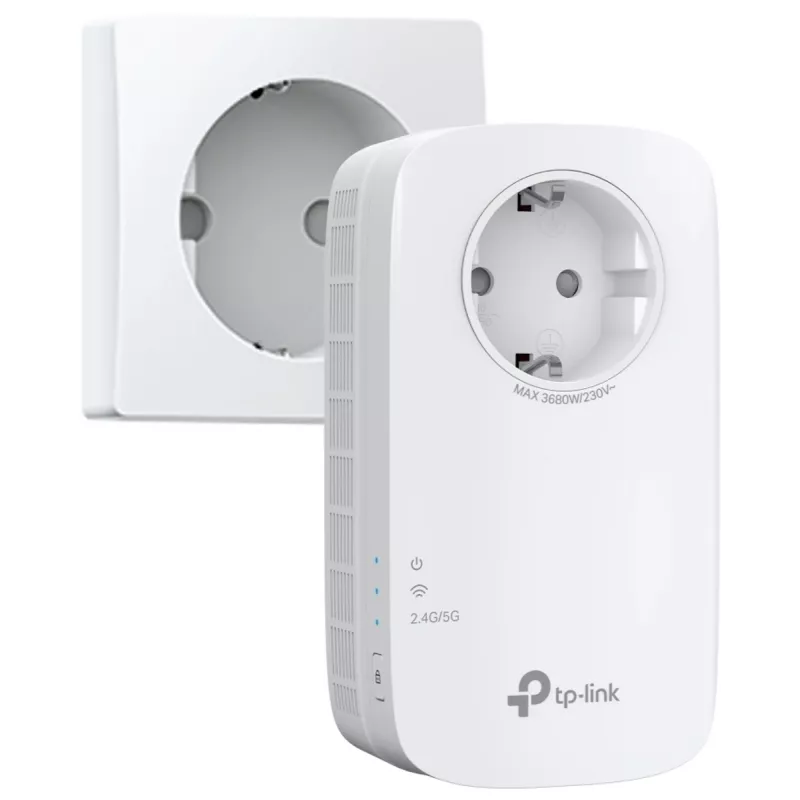 TP-LINK RE660X Dual-Band Wi-Fi 6 -verkonlaajennin, 2,4 GHz & 5 GHz, 802.11ax