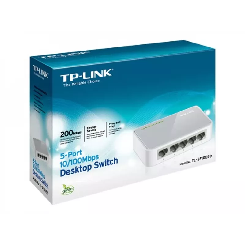 TP-LINK TL-SF1005D 5-porttinen Fast Ethernet -pöytäkytkin