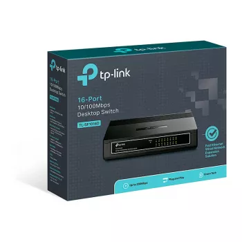 TP-Link TL-SF1016D 16-porttinen 10/100 Fast Ethernet pöytäkytkin