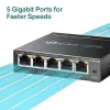 TP-LINK TL-SG105E(UN) Managed L2 Gigabit Ethernet -kytkin, 5 porttia, 10/100/1000 Mbps