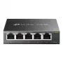 TP-LINK TL-SG105E(UN) Managed L2 Gigabit Ethernet -kytkin, 5 porttia, 10/100/1000 Mbps
