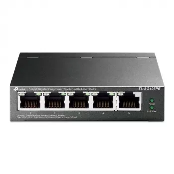 TP-Link TL-SG105PE Easy Smart Gigabit -kytkin 4-porttisella PoE+:lla