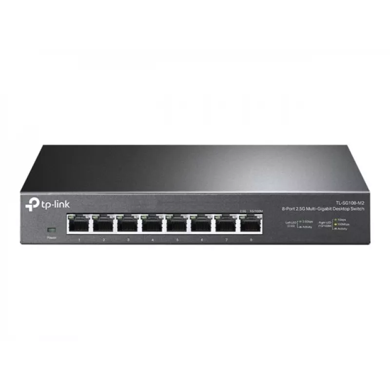 TP-LINK TL-SG108-M2 V3.0 8-porttinen 2.5G Multi-Gigabit hallitsematon kytkin