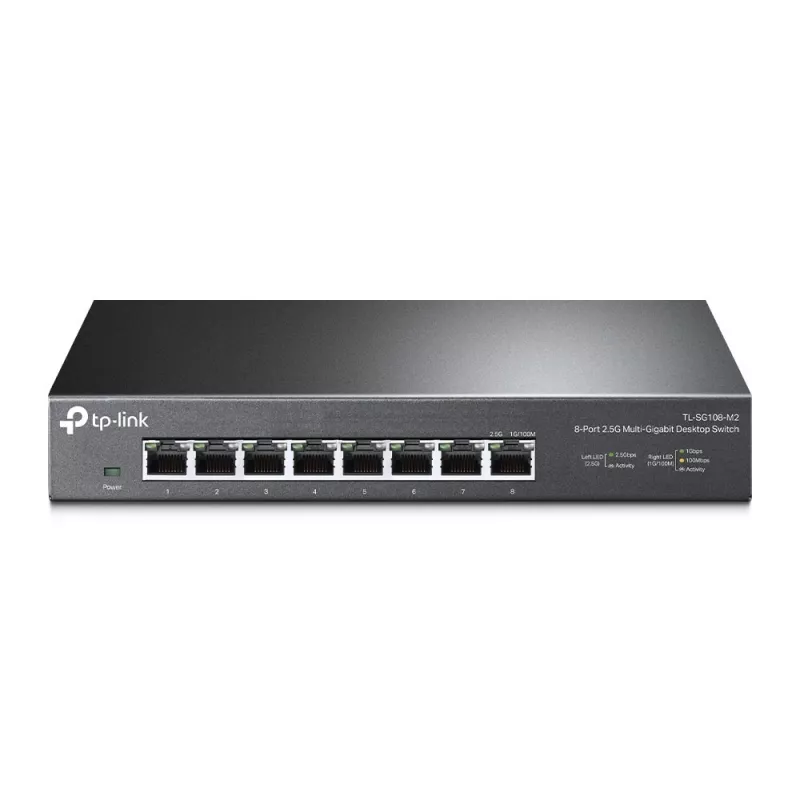 TP-LINK TL-SG108-M2 V3.0 8-porttinen 2.5G Multi-Gigabit hallitsematon kytkin
