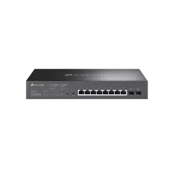 TP-LINK TL-SG2210MP Smart Managed Layer 2+ -kytkin, 8-porttinen Gigabit PoE+ 2 SFP-paikalla, 150W PoE-budjetti, rack-asennus
