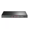 TP-Link TL-SL1218P 18-porttinen Fast Ethernet PoE+ -kytkin, 2 Gigabit ja 1 SFP