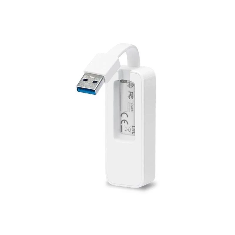 TP-Link UE300 USB 3.0 - Gigabit Ethernet -verkkosovitin, valkoinen UE300(UN)