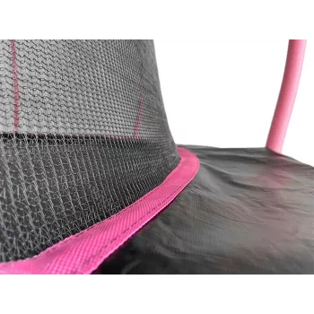 Trampolina LEAN Sport Max 12ft musta-pinkki