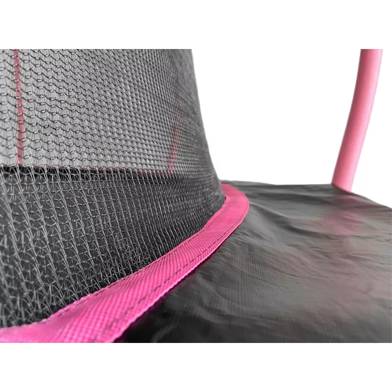 Trampolina LEAN Sport Max 16ft musta-pinkki