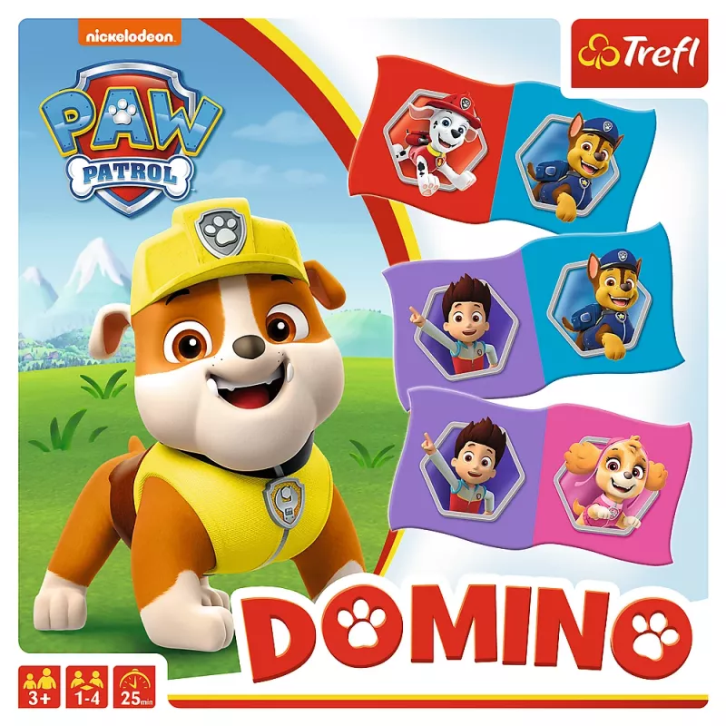 TREFL GRY Domino Paw Patrol – oppimispeli lapsille