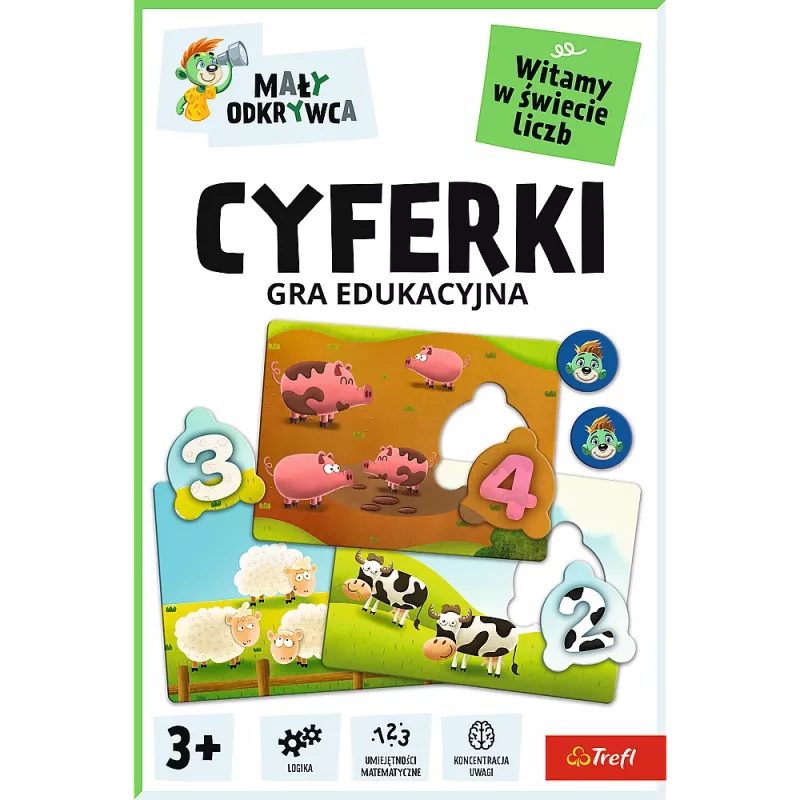 TREFL GRY PELI - Little Explorer Numbers Trefl 02810